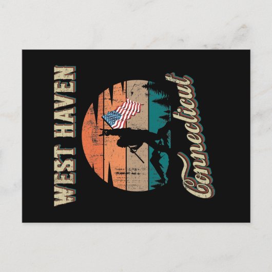 ウェストヘブンコネチカット ポストカード (正面)