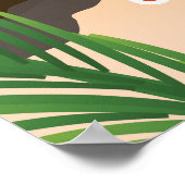 ウェストベイビーチ、ロアタンホンジュラス旅行ポスター ポスター (角)