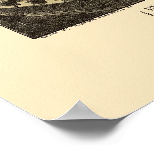 ウェストベツレヘムPAパノラママップ – 1894 ポスター (角)