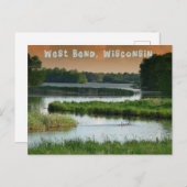 ウェストベンドウィスコンシン葉書 ポストカード (正面/裏面)