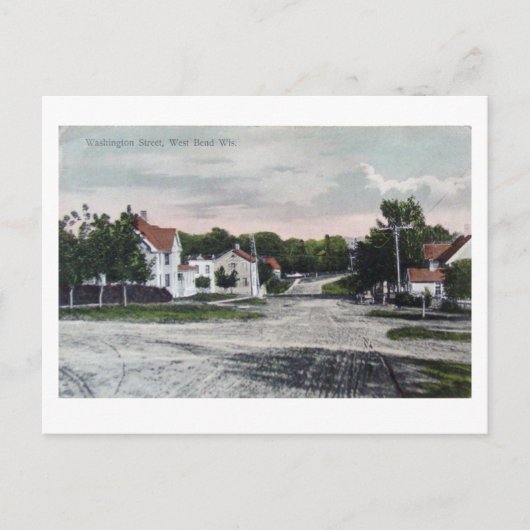 ウェストベンドWI円：1908 ポストカード (正面)