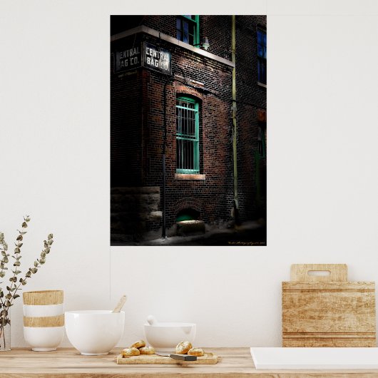 ウェストボトムスカンザスシティー郊外フォトアート ポスター (キッチン)