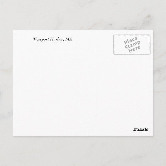 ウェストポートハーバー, MAコテージ ポストカード (裏面)
