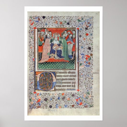 ウェストミンスターでのヘンリー六世(1421-71)の王冠 ポスター (正面)