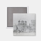 ウェストミンスターのスケッチ， 1860 マグネット (正面/裏面)