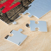 ウェストミンスターのビッグベンのロンドンの贈り物 ジグソーパズル (側面)