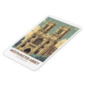 ウェストミンスターアビーイングランド旅行アートヴィンテージ マグネット (左側)