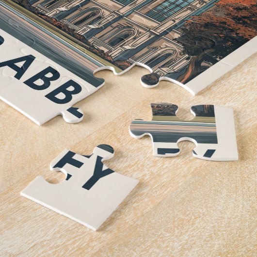 ウェストミンスターアビーロンドンヴィンテージトラベル ジグソーパズル (側面)