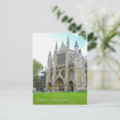 ウェストミンスターアビーロンドンUKポストカード ポストカード (スタンド正面)