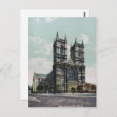ウェストミンスターアビーヴィンテージはがき ポストカード (正面/裏面)
