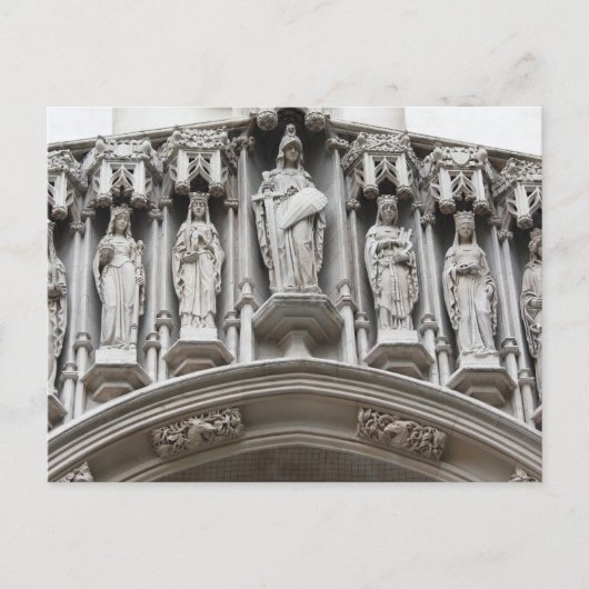 ウェストミンスターアビー建築イギリス建物 ポストカード (正面)