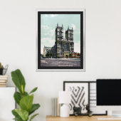 ウェストミンスターアビー1900年代 ポスター (ホームオフィス)