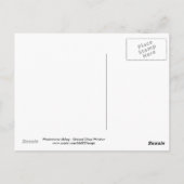 ウェストミンスターアビー – ステンドグラス窓 – はがき (裏面)