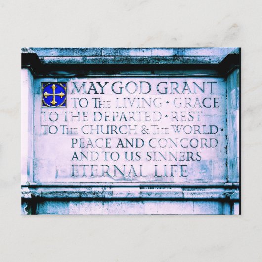 ウェストミンスターアビー – ロンドン – ポストカード (正面)