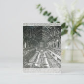 ウェストミンスターホールの内側 ポストカード (スタンド正面)