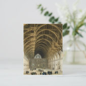 ウェストミンスターホール、J. Bluck pubによる彫刻 ポストカード (スタンド正面)