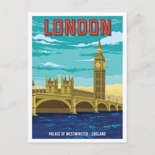 ウェストミンスターロンドンヴィンテージトラベル宮殿 ポストカード (正面)