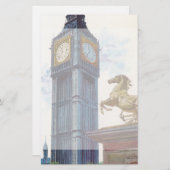 ウェストミンスター宮殿のビッグベンクロックタワー (正面/裏面)