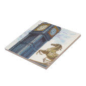 ウェストミンスター宮殿のビッグベンクロックタワー タイル (側面)