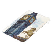 ウェストミンスター宮殿のビッグベンクロックタワー マグネット (左側)