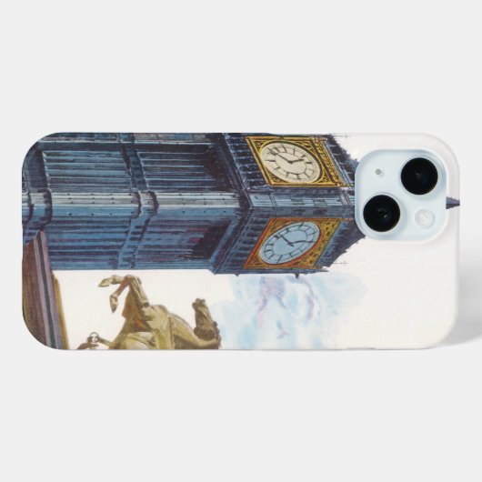 ウェストミンスター宮殿のビッグベンクロックタワー Case-Mate iPhoneケース (裏面 (横))
