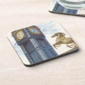 ウェストミンスター宮殿のビッグベン時計塔 コースター (左側)