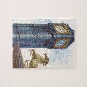 ウェストミンスター宮殿のビッグベン時計塔 ジグソーパズル (横)