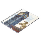 ウェストミンスター宮殿のビッグベン時計塔 ノートブック (左側)