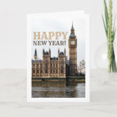 ウェストミンスター宮殿の川からの眺め、ロンドン、イングランド カード (正面)