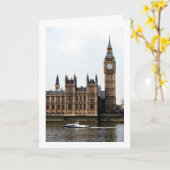 ウェストミンスター宮殿警察パトロール、ロンドン カード (黄色い花)