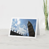 ウェストミンスター宮殿、エリザベス塔、ロンドン カード (正面)