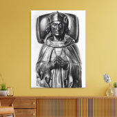 ウェストミンスター寺院のヘンリー7世の肖像画 キャンバスプリント (インサイチュ (リビング))