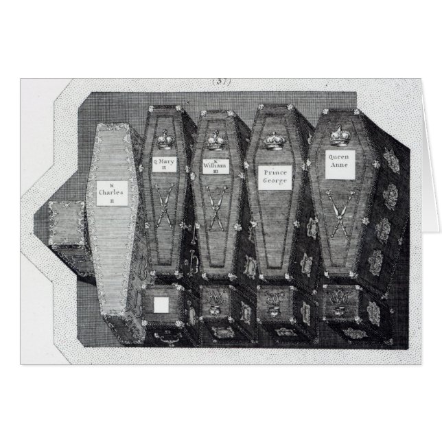 ウェストミンスター寺院の王室のな棺 (正面横)