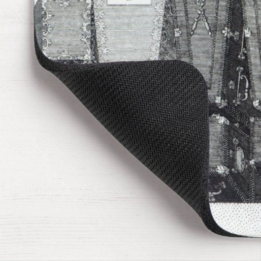 ウェストミンスター寺院の王室のな棺 マウスパッド (コーナー)