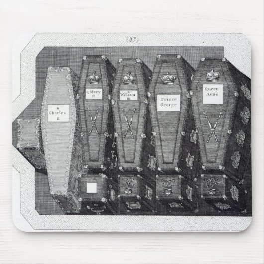 ウェストミンスター寺院の王室のな棺 マウスパッド (正面)