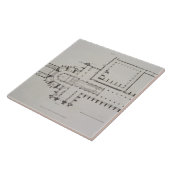 ウェストミンスター寺院の計画は、「Westminstからの1つをめっきします タイル (側面)