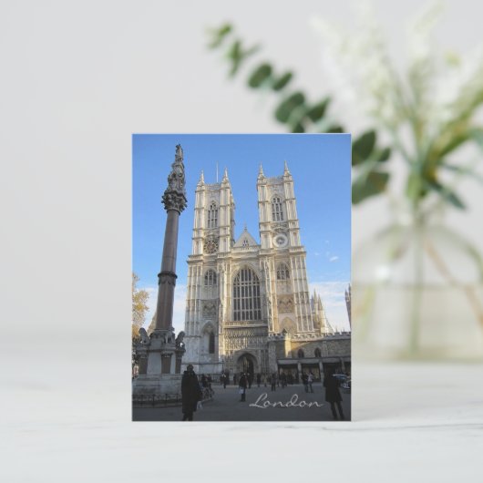 ウェストミンスター寺院、ロンドンの郵便はがき ポストカード (スタンド正面)