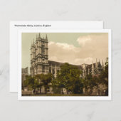 ウェストミンスター寺院、ロンドン、イギリス ポストカード (正面/裏面)