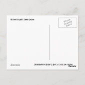 ウェストミンスター寺院、ロンドン・イングランド ポストカード (裏面)