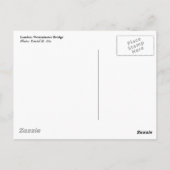 ウェストミンスター橋 ポストカード (裏面)