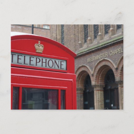 ウェストミンスター礼拝堂 - ロンドン - ポストカード (正面)