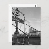 ウェストミンスター駅、ロンドンUKポストカード ポストカード (正面/裏面)