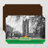 ウェストミンスター、ウィンターロンドン&ハッピーニューイヤー!カード シーズンカード (正面/裏面)