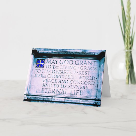 ウェストミンスターAbbey – ロンドン空白の – グリーティングカード (正面)