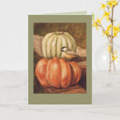 ウェストメインカード上のカボチャ カード (黄色い花)