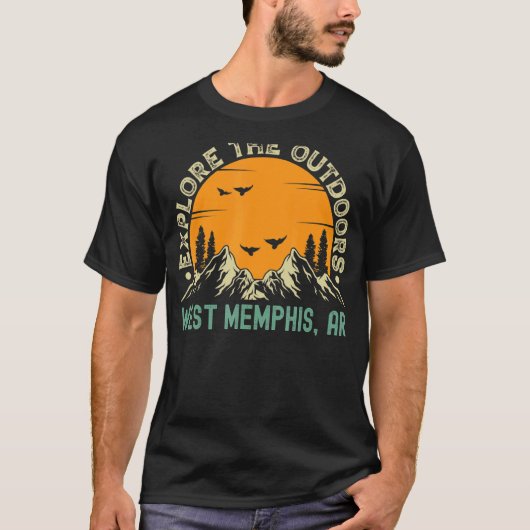 ウェストメンフィスArkansasアウトドア Tシャツ (正面)
