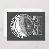ウェストメンフィスARKANSAS – メンフィス橋 ポストカード (正面/裏面)