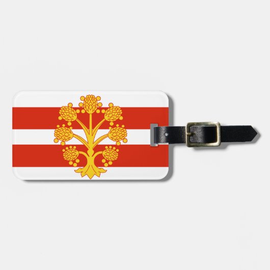 ウェストモーランド州荷札の国旗 ラゲッジタグ (正面横)