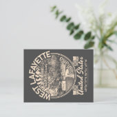 ウェストラファイエットシティインディアナヴィンテージ ポストカード (スタンド正面)