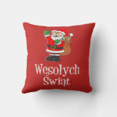 ウェストリチスワイアットポーランドクリスマスサンタ クッション (裏面)
